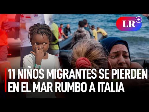 Cada semana 11 NIÑOS DESAPARECEN INTENTANDO CRUZAR el MAR MEDITERRÁNEO hacia ITALIA, según Unicef