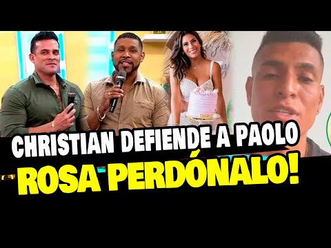 CHRISTIAN DOMINGUEZ Y GISELO LE PIDEN A ROSA FUENTES QUE PERDONE A PAOLO HURTADO