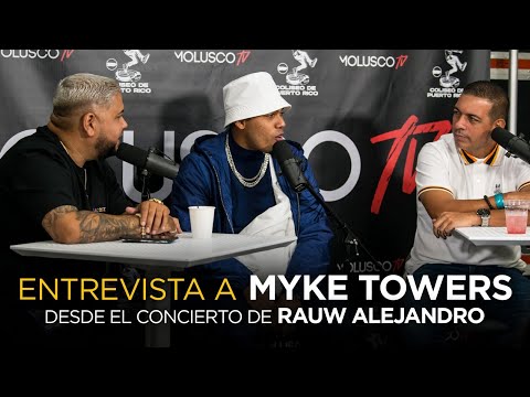 Myke Towers antes de subir a tarima con Rauw: El talento con un equipo de trabajo MALO se escracha