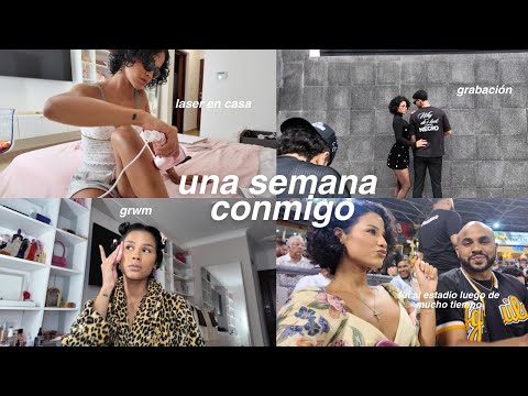 WEEKLY VLOG: láser en casa, work, grwm.