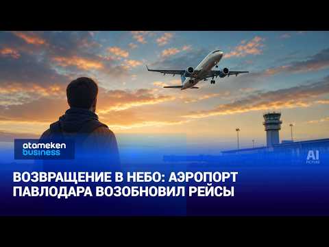 Возвращение в небо: аэропорт Павлодара возобновил рейсы