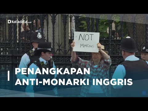 Unjuk Rasa Anti-Monarki Iringi Prosesi Pemakaman Ratu Elizabeth II | Katadata Indonesia