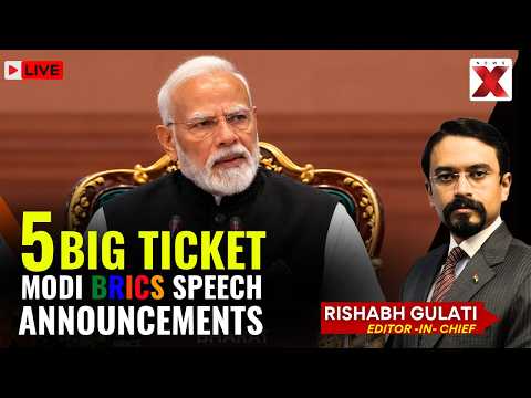 PM Modi’s BRICS Speech <strong>LIVE</strong> : 5 Big Takeaways Decoded <strong>By</strong> Rishabh Gulati | Editor’s Take | NewsX