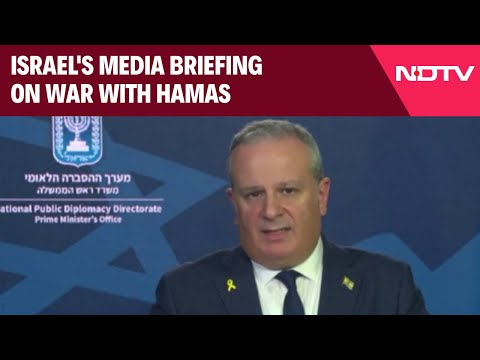 Israel Hamas War Updates | Israel's Media Briefing On War With Hamas