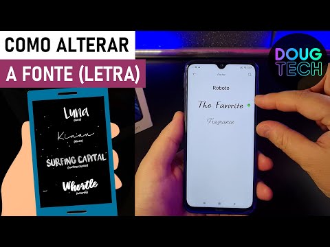 Como Alterar a FONTE das LETRAS no Xiaomi