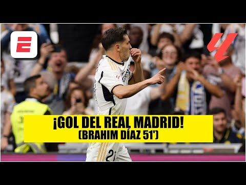 GOL DEL REAL MADRID. Brahim Díaz marca un golazo para el 1-0 vs Cádiz en el Bernabéu | La Liga
