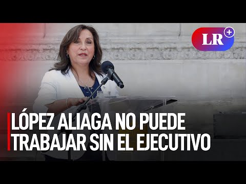 Boluarte sobre negativa de López Aliaga para dialogar: “No puede trabajar sin el Ejecutivo” | #LR