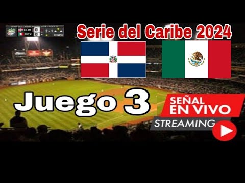 En Vivo: República Dominicana vs. México, juego 3 Serie del Caribe 2024