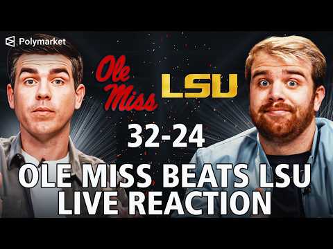 Ole Miss BEATS LSU LIVE REACTION | Crain &amp; Cone