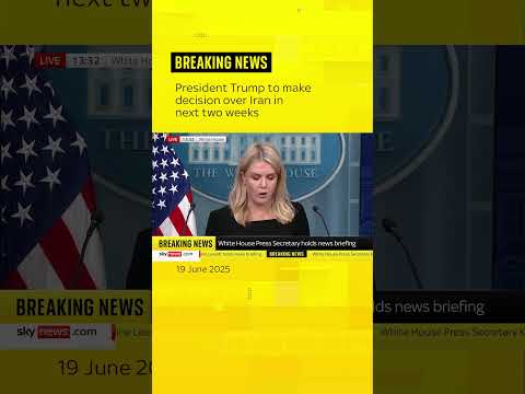 Trump reveals timeline on Iran attack decision