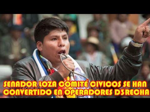 SENADOR LEONARDO LOZA LA CONVOCATORIA AL PARO ES POLITICO Y CONTR4 EL DESARROLLO ECONÓMICO BOLIVIA