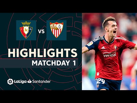 Resumen de CA Osasuna vs Sevilla FC (2-1)