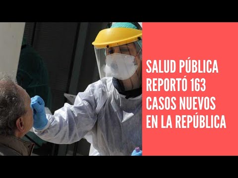 Salud pública reportó 163 casos nuevos en el boletín 487 de la República Dominicana