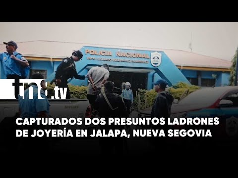 Jalapa: Operativo policial da con los responsables del robo de más de $15,000 en joyas