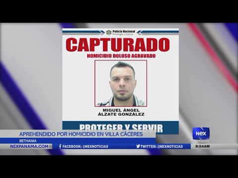 Aprehenden a Miguel Ángel Álzate buscado por homicidio en Villa Cáceres