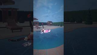 【#varkshorts】暑いので #飛び込み🏊‍♀️しちゃう(σ・ω・)σYO♪(声あり)【#林檎ノ娯楽】#shorts