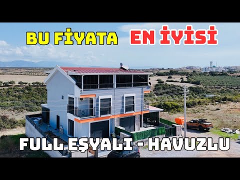 Full Eşyalı Havuzlu Kış Bahçeli Muhteşem Villa-A545