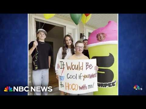 Good News: Teen who’s never been to a high school dance makes big homecoming proposal