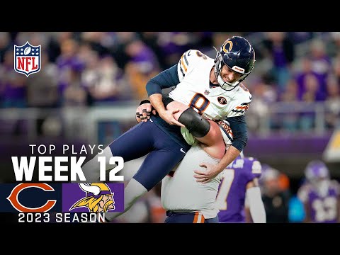 Chicago Bears Top Plays vs. Minnesota Vikings | 2023 Regular Season Week 12 video clip