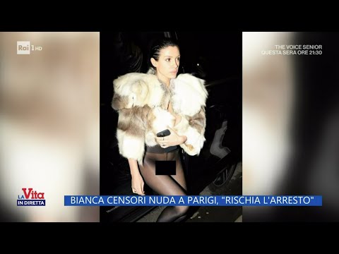 Bianca Censori nuda a Parigi, "Rischia l'arresto" - La Vita in diretta - 01/03/2024