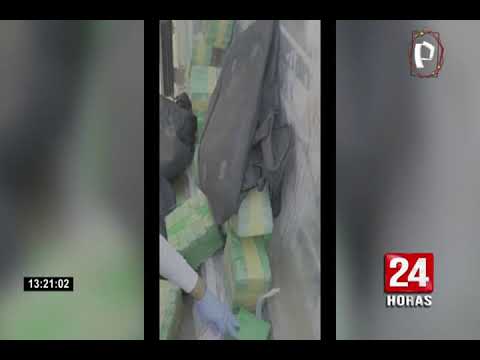 Piura: Policías incautan 100 kilos de cocaína que iba a salir del puerto de Paita