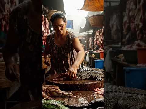 a busy day in a wet market in the Philippines #venomouscreatures #exotic #exoticfoods #wetmarket