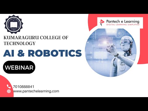 Webinar on AI & Robotics | Kumaraguru College of Technology | Pantech eLearning