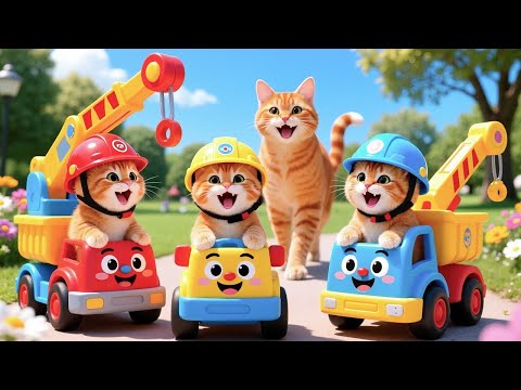 Mama Cat Trims Fur on the Farm and Makes Tiger Hat For Kittens At Home🐾🎩🐯