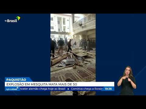 Explosão em mesquita mata quase 60 pessoas no Paquistão