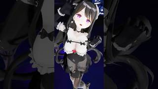 【MMD】仮装狂騒曲　白闇るーね　【3D VTUBER】#shorts #4kショート