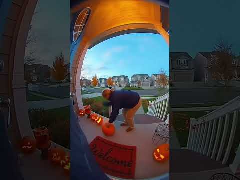 HOA Karen Doesn't Like Jack O' Lanterns! #funny #doorbell
