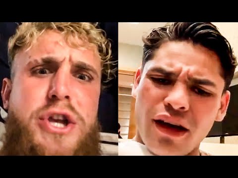 Jake paul confronts ryan garcia on steroid use & cheating vs devin haney; tells him watch your back