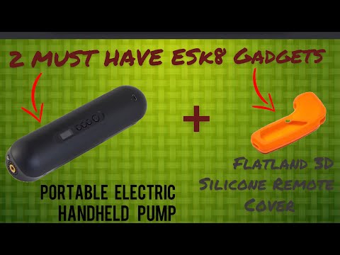 Portable Rechargeable Electric Handheld Pump-Flatland 3DSilicone Remote Cover-ESk8 Must have Gadgets