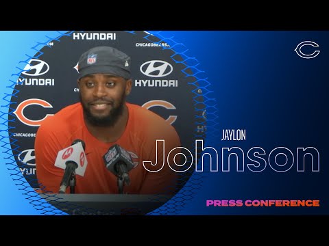 Jaylon Johnson talks energy on first day in pads | Chicago Bears video clip