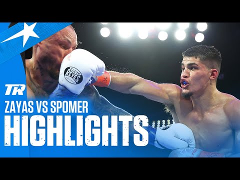 Xander Zayas Stops Slawa Spomer Late! | FIGHT HIGHLIGHTS