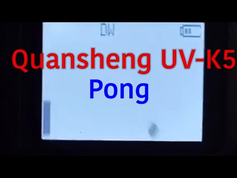 Quansheng UV-K5 plays pong game 😎😄