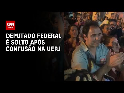 Deputado federal é solto após confusão na UERJ | AGORA CNN