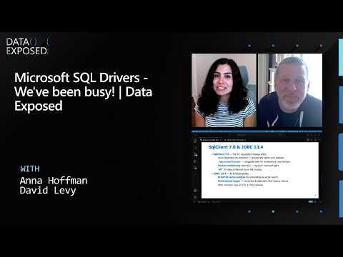 Microsoft SQL Drivers and SDKs: Python, AI, Bulk Copy, Arrow & more! | Data Exposed