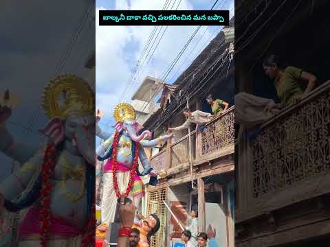 When Bappa stops right at your balcony  #trending #telugureels #bappa #shorts #trendingshorts