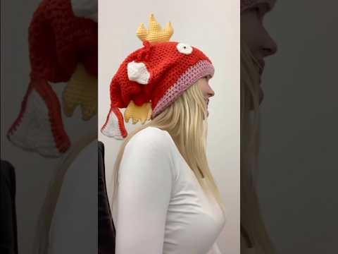 Magikarp Beanie 😂  #holidayswithyoutube #pokemon