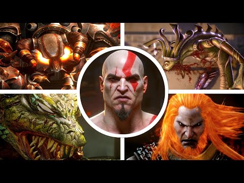 GOD OF WAR 1 REMASTERED All Boss Fights with Cutscenes [4K 60ᶠᵖˢ ✔]