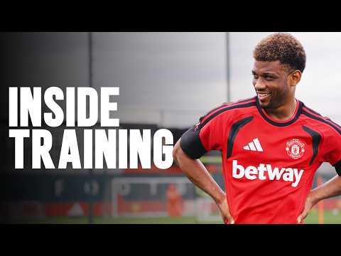 Amad, Santos, Mbeumo and Zirkzee Shooting Drills | Inside Training