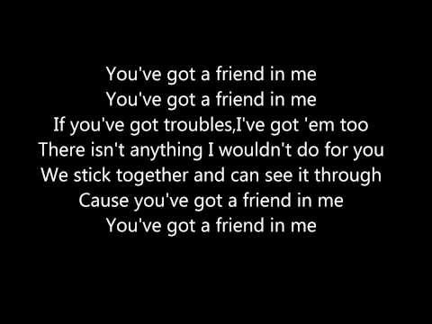 You've got a friend in me by Randy Newman lyrics