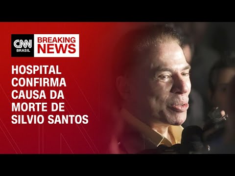 Hospital confirma causa da morte de Silvio Santos | AGORA CNN