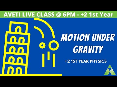 +2 Physics | Plus two first year Science | Motion in 1D | Motion Under Gravity | Aveti Learning