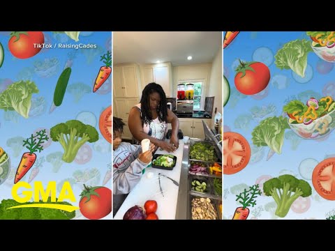 Mom goes viral for her salad bar hack