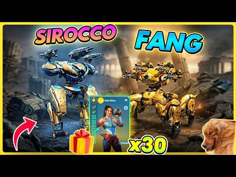💥 SIROCCO: Samjok's Titan & FANG EMP Assassin – 🎁 30x Vulcan's Pilot Giveaway | War Robots