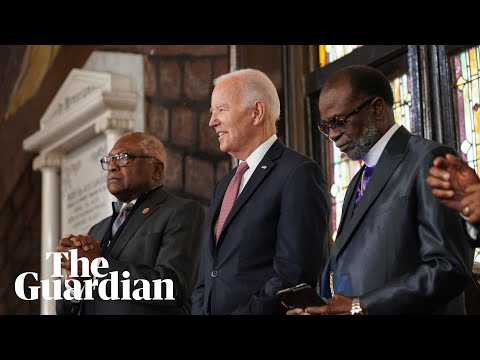 Joe Biden speaks at Charleston church where white supremacist killed nine people  – watch live