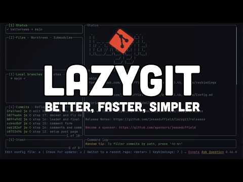LazyGIt - A Faster, Easier Way to Use Git on Terminal & NeoVim