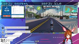 妹と走る金曜ZEALレース　in Zwift